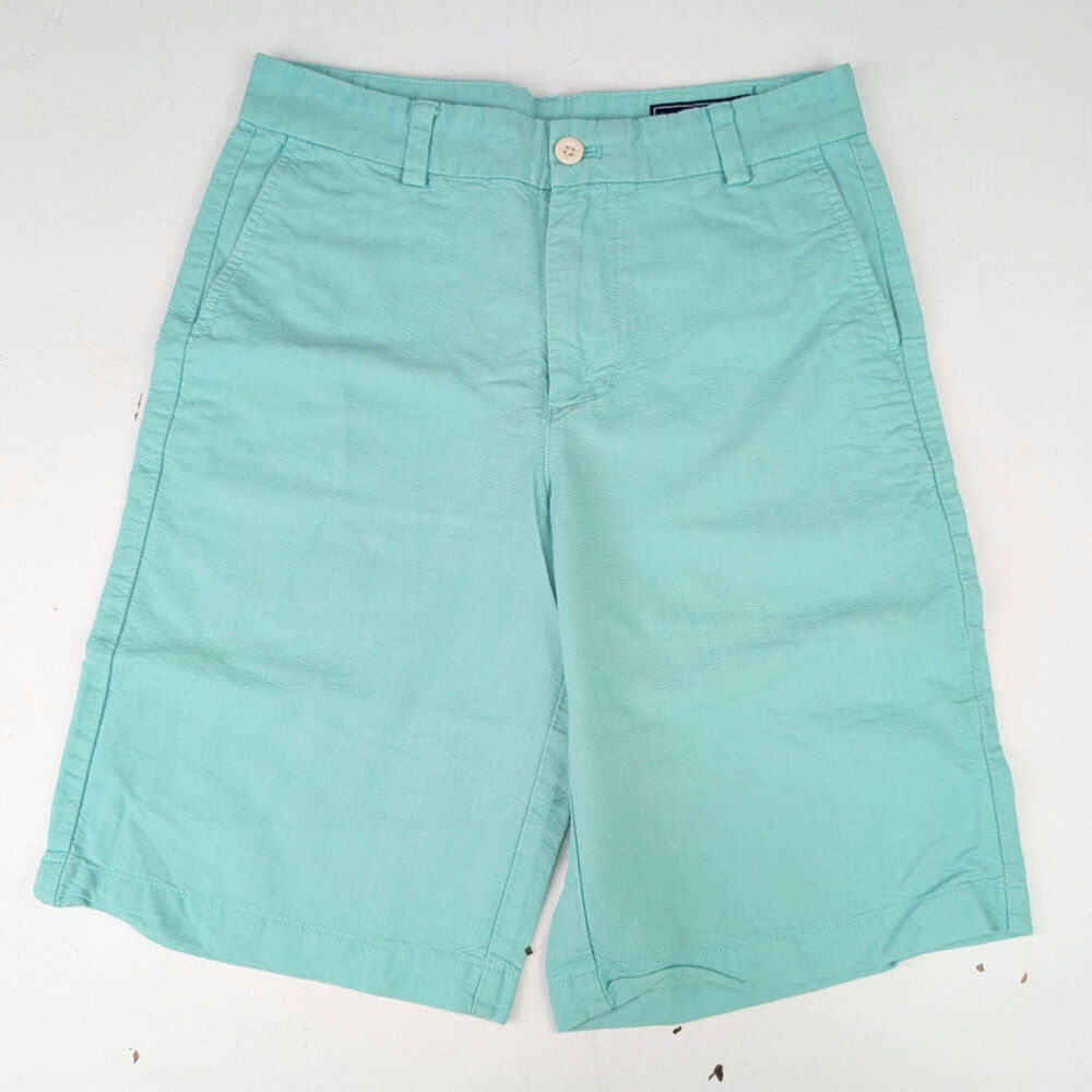Vineyard Vines Boys 14 Green Chino Shorts